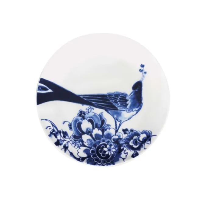 Royal Delft Peacock Symphony gebaksbord ø17 cm aardewerk wit