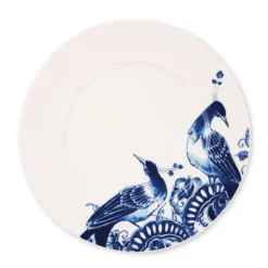 Royal Delft Peacock Symphony dessertbord coupe ø 21,5 cm aardewerk