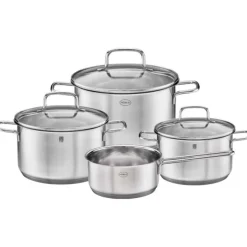 Rösle Basic Line pannenset rvs 4-delig