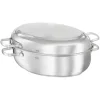 Rösle Elegance braadpan ovaal 8 liter rvs glans