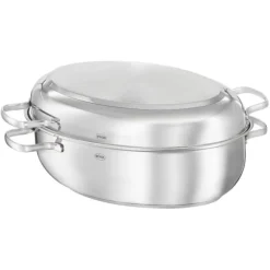 Rösle Elegance braadpan ovaal 8 liter rvs glans