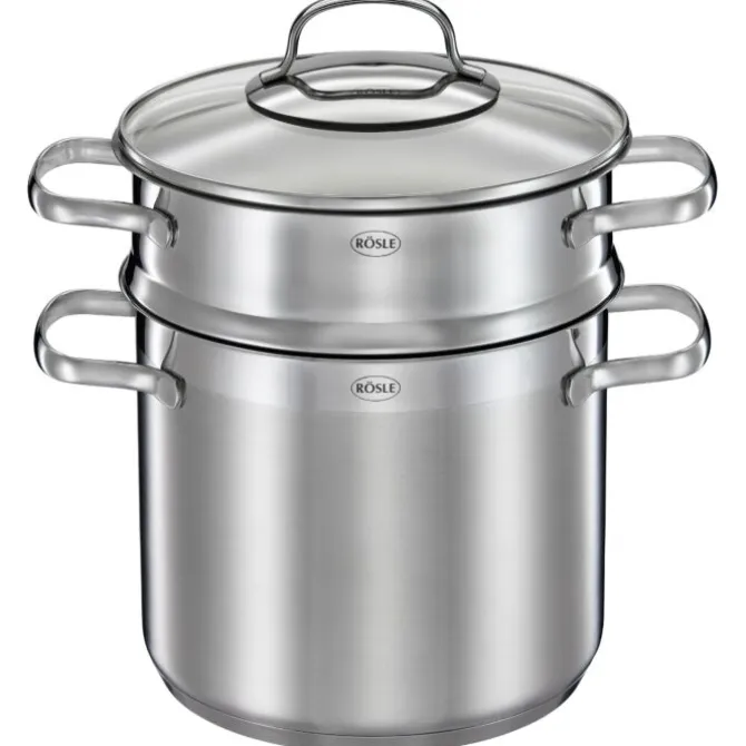 Rösle Elegance pastapan met inzet ø 20 cm rvs
