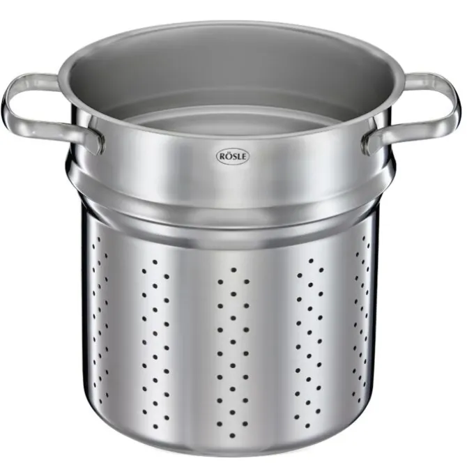 Rösle Elegance pastapan met inzet ø 20 cm rvs