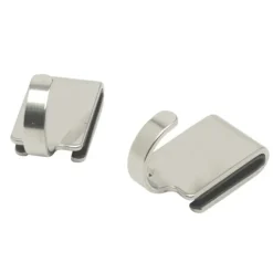 Rösle haak 4 cm rvs mat 2 stuks
