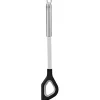 Rösle kooklepel met gat rvs silicone