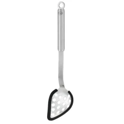Rösle multifunctionele lepel met gaatjes 34,5 cm rvs silicone