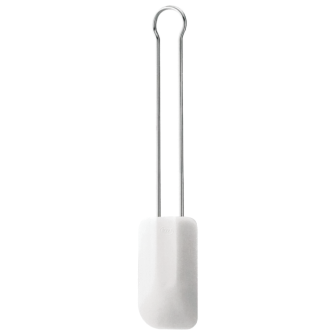Rösle pannenlikker 26 cm rvs-silicone wit
