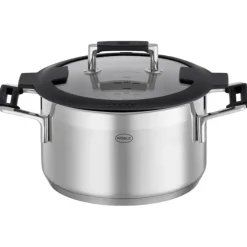 Rösle Silence Pro hoge kookpan met glasdeksel ø 20 cm rvs