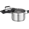 Rösle Silence Pro kookpan met glasdeksel ø 16 cm rvs