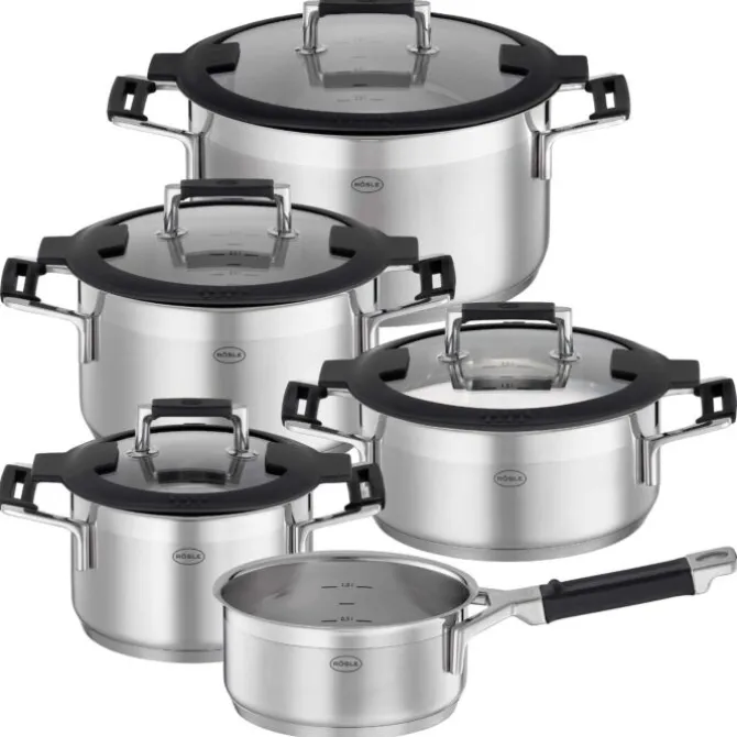 Rösle Silence Pro pannenset rvs 5-delig