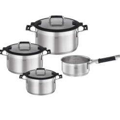 Rösle Silence Pro pannenset rvs 4-delig