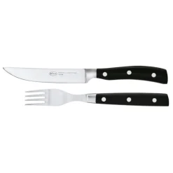 Rösle steakbestek in houten kist 4-delig