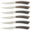 Saladini steakmes 10 cm ossenhoorn 6 stuks