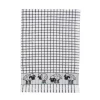 Samuel Lamont Poli-dri theedoek jacquard Black / Sheep