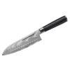 Samura Damascus Santoku met kuiltjes 18 cm damaststaal