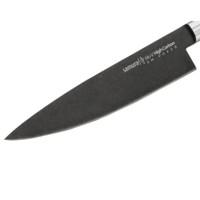 Samura MO-V Stonewash koksmes 20 cm AUS-8 staal