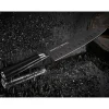 Samura MO-V Stonewash Santoku met kuiltjes 18 cm AUS-8 staal