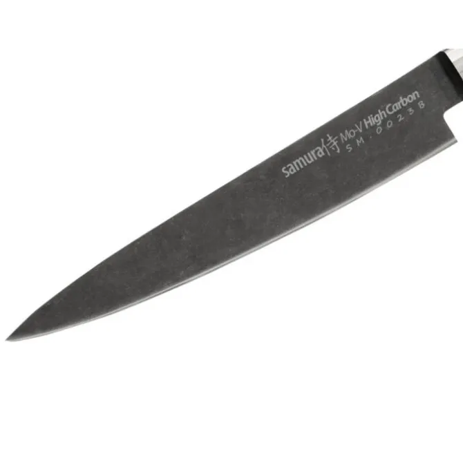 Samura MO-V Stonewash universeel mes 12,5 cm AUS-8 staal