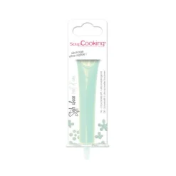 ScrapCooking chocolade decoratiepen 25 gram zeegroen