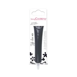 ScrapCooking chocolade decoratiepen 25 gram zwart