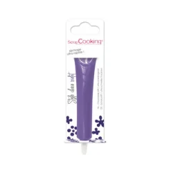 ScrapCooking chocolade decoratiepen 25 gram paars