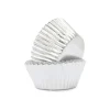 Scrapcooking Cupcake vormpjes papier 48 stuks zilver
