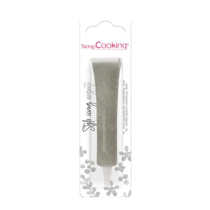 Scrapcooking Decoreerpen icing 26 gram zilver