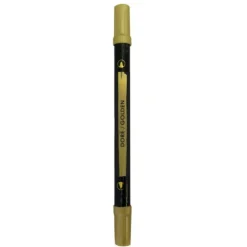 ScrapCooking eetbare stift met dubbele punt goudkleurig