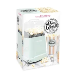 ScrapCooking elektrische popcornmaker zeegroen