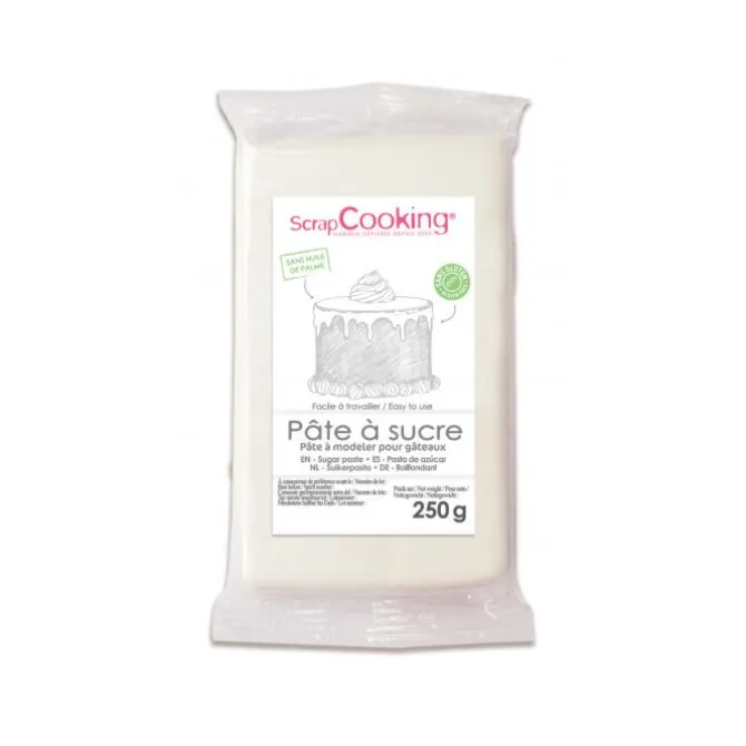 ScrapCooking fondant 250 gram wit