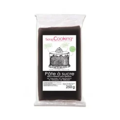 ScrapCooking fondant 250 gram zwart