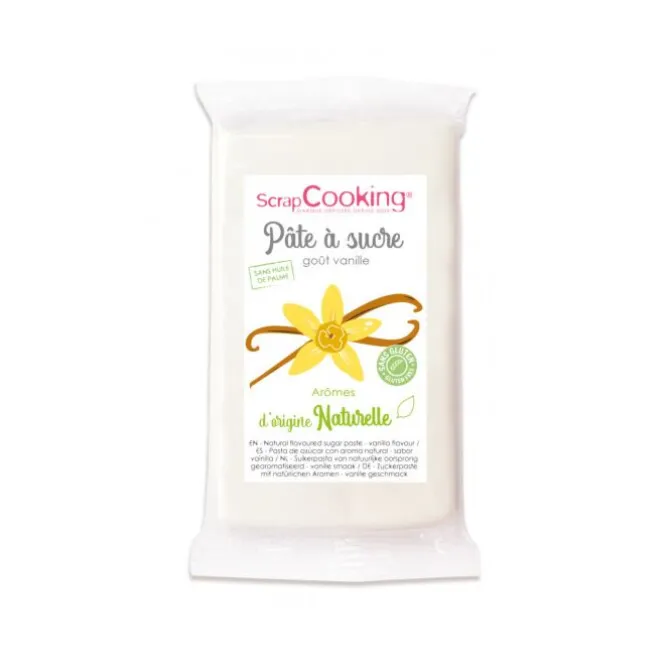 ScrapCooking fondant met natuurlijke vanillesmaak 250 gram