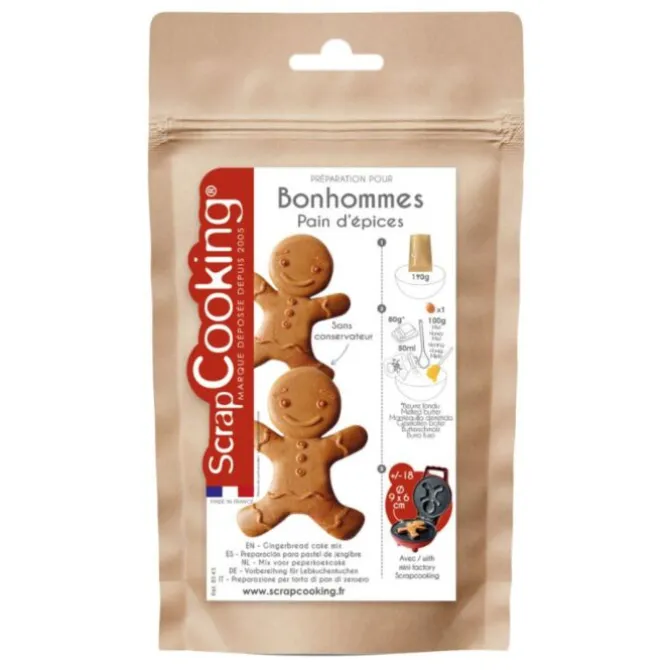 ScrapCooking Gingerbreadman cakemix 190 gram
