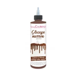 ScrapCooking glazuur met chocoladesmaak 130 gram bruin