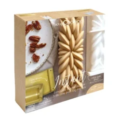 ScrapCooking Instant boomstam bakvorm silicone goud 3-delig