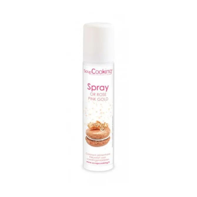 ScrapCooking kleurstofspray 75 ml roségoudkleurig