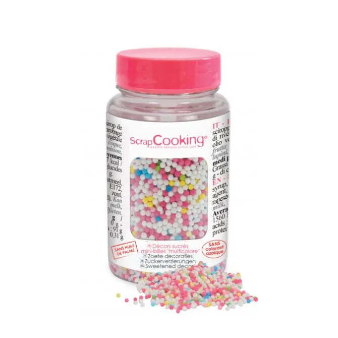 ScrapCooking mini-suikerdecoratie 80 gram Multicolored