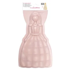 ScrapCooking Prinses bakvorm 32,6 x 17,6 x 3,7 cm silicone roze