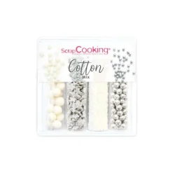 Scrapcooking Suikerdecoratie set 62 gram zilver wit