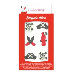 ScrapCooking suikerdecoratie piratenfiguren 6 stuks