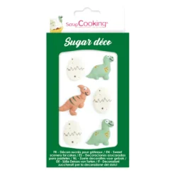 ScrapCooking suikerdecoratie dinofiguren 6 stuks