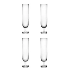 Serax Base champagneflûte 210 ml ø 4,6 cm h 19,5 cm glas 4 stuks