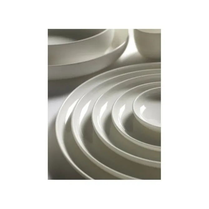 Serax Base diep bord ø 20 cm hoogte 4,5 cm porselein wit geglazuurd