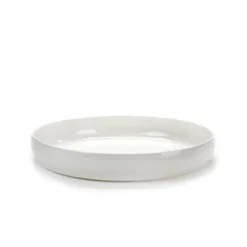 Serax Base diep bord ø 28 cm hoogte 4,5 cm porselein wit geglazuurd