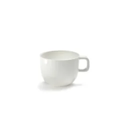 Serax Base espressokop 100 ml porselein wit glanzend