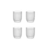 Serax Base glas 330 ml ø 8 cm h 9 cm glas frosted wit 4 stuks