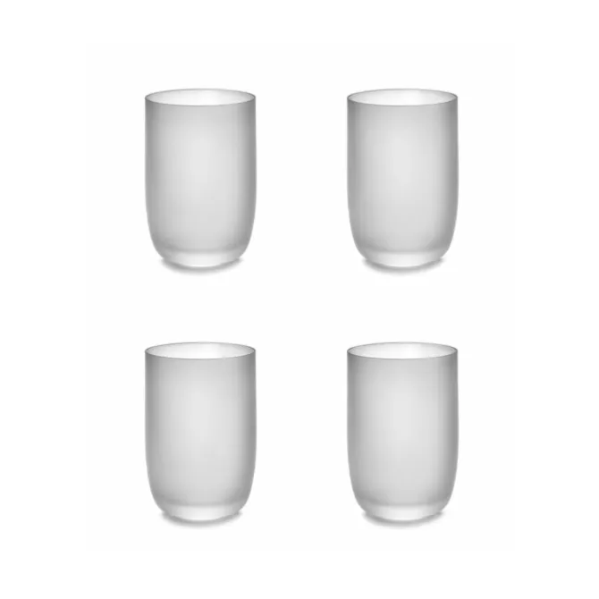 Serax Base glas 450 ml ø 8 cm h 12 cm glas frosted wit 4 stuks