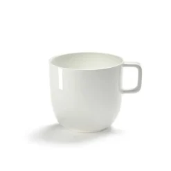 Serax Base koffiekop 280 ml ø 8 hoogte 7,5 cm porselein wit glanzend
