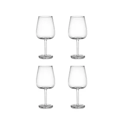 Serax Base rode wijnglas gebogen 650 ml ø 10 cm h 22 cm glas 4 stuks
