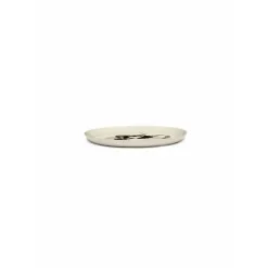 Serax Feast by Ottolenghi bord L ø 26 cm h 2 cm aardewerk White + Pepper Black